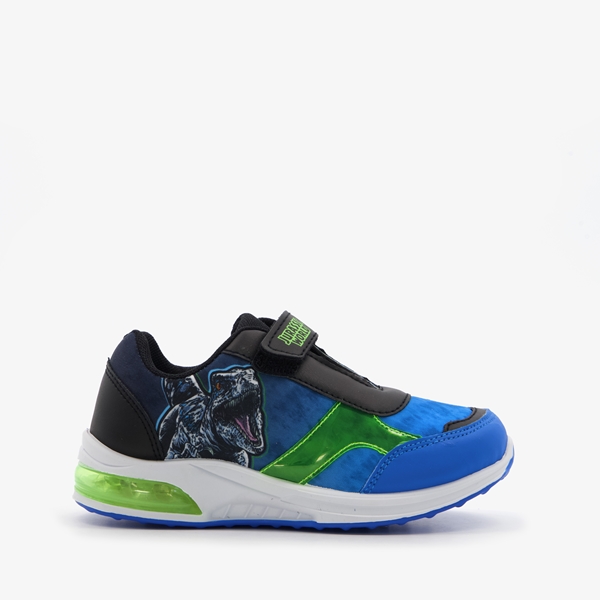 Jurassic World jongens sneakers met lichtjes blauw