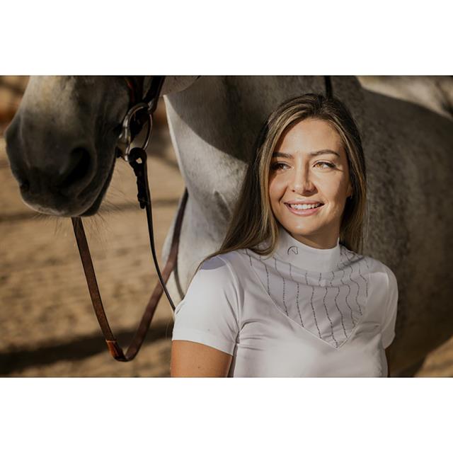 Wedstrijdshirt Equithème Funza Wit