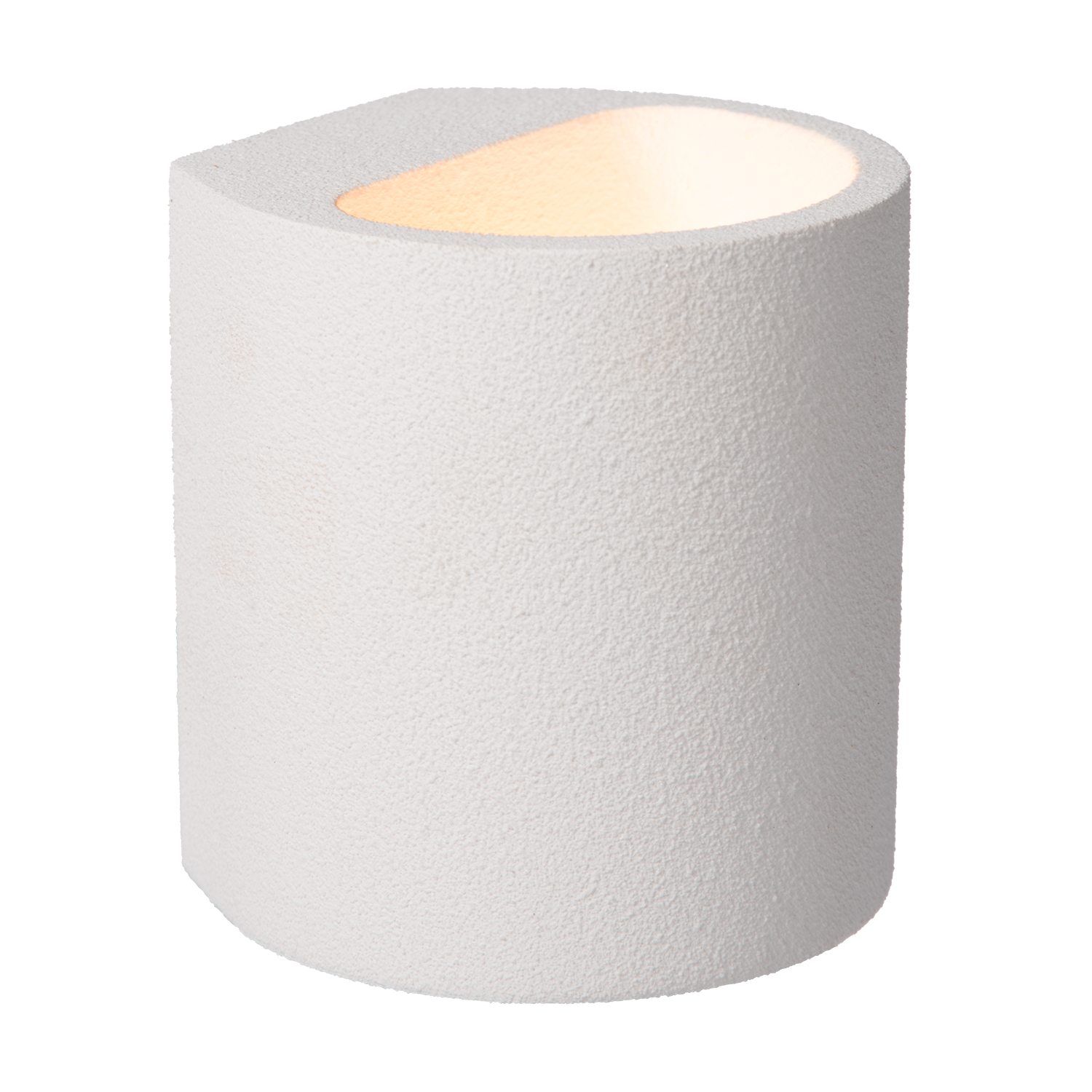 Atmooz Antonio Wandlamp - 11x10x12 cm - Wit Gips - Verfbaar
