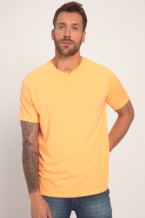 T-Shirt, Halbarm, V-Ausschnitt