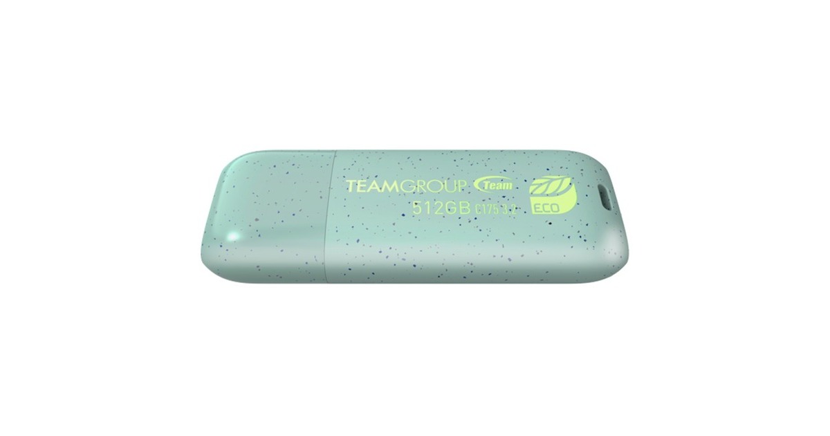 Team GroupC175 ECO 512 GB usb-stick  (Groengrijs, USB-A 3.2 Gen 1)