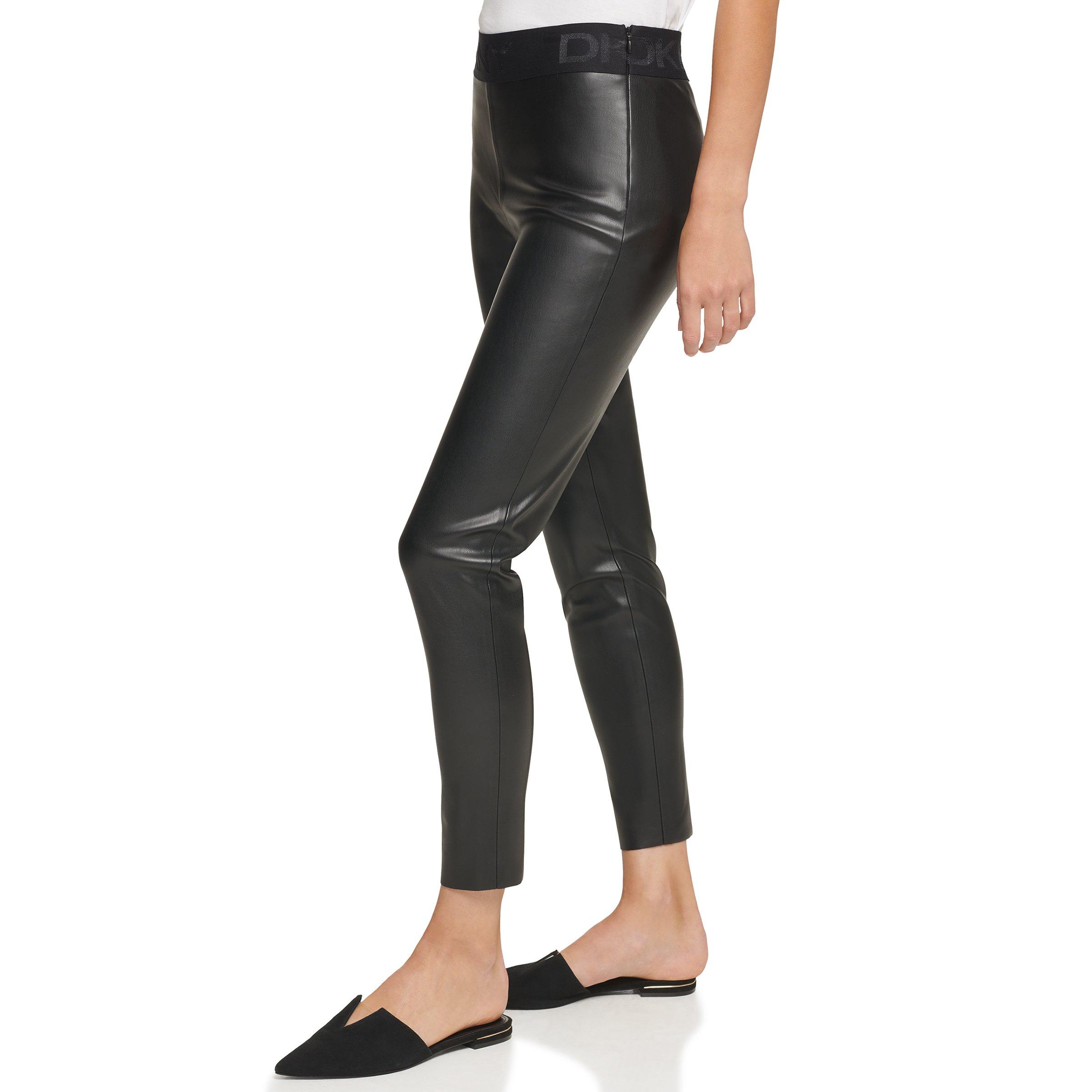 DKNY Faux Leather Leggings