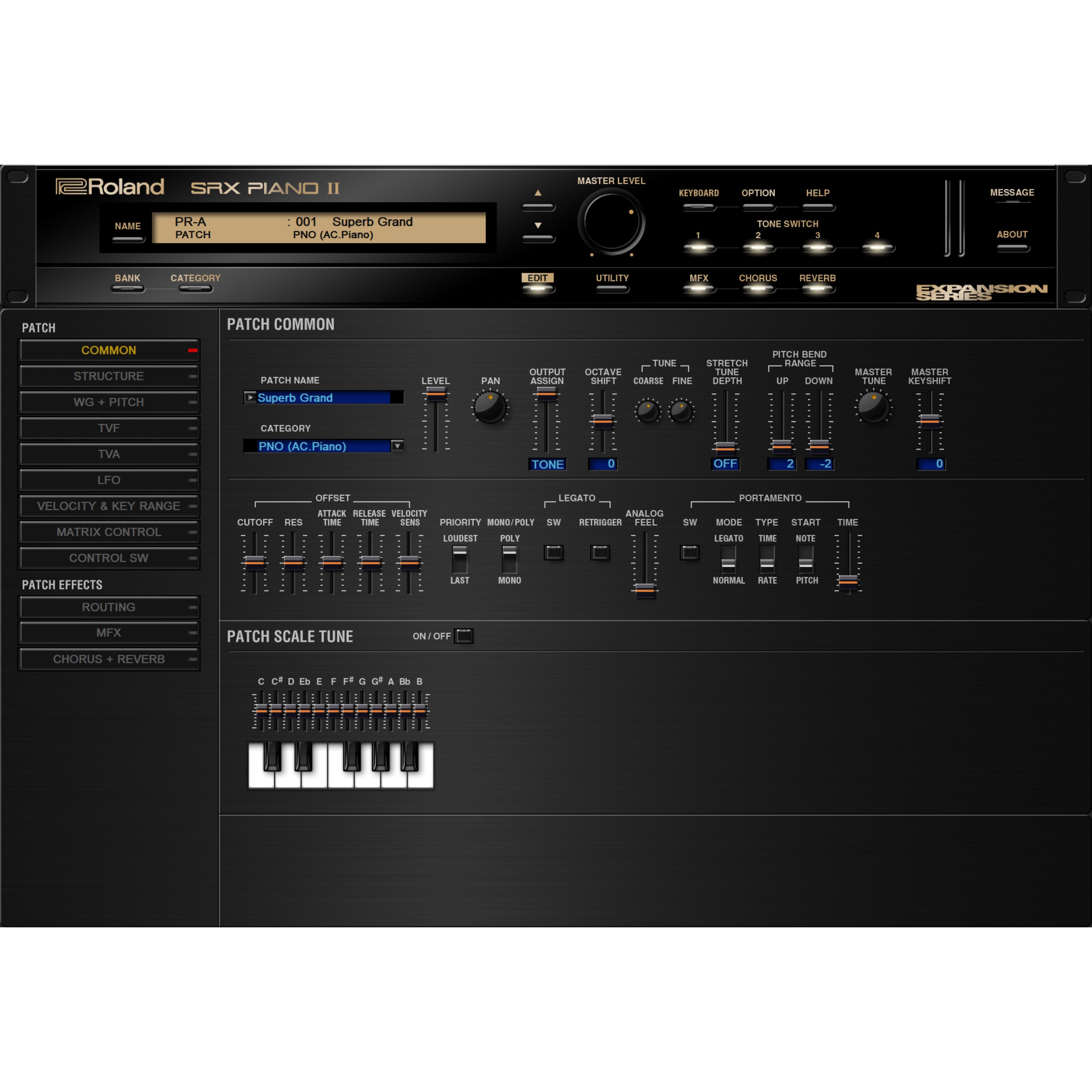 Roland Cloud SRX Piano II (download)