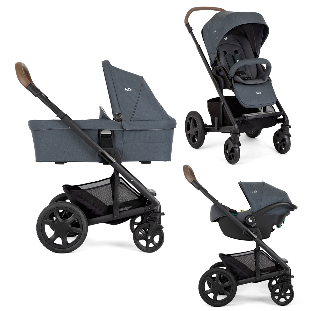 Joie Chrome Deluxe 3-in-1 Reisesystem & R129 Autositz - Moonlight