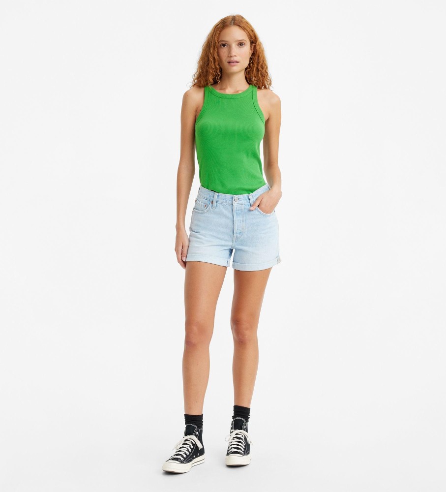 Shorts Levi's Rolled-Up 501 Azul