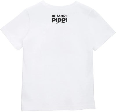 Pippi Langstrømpe  Sterk T-skjorte, Hvit