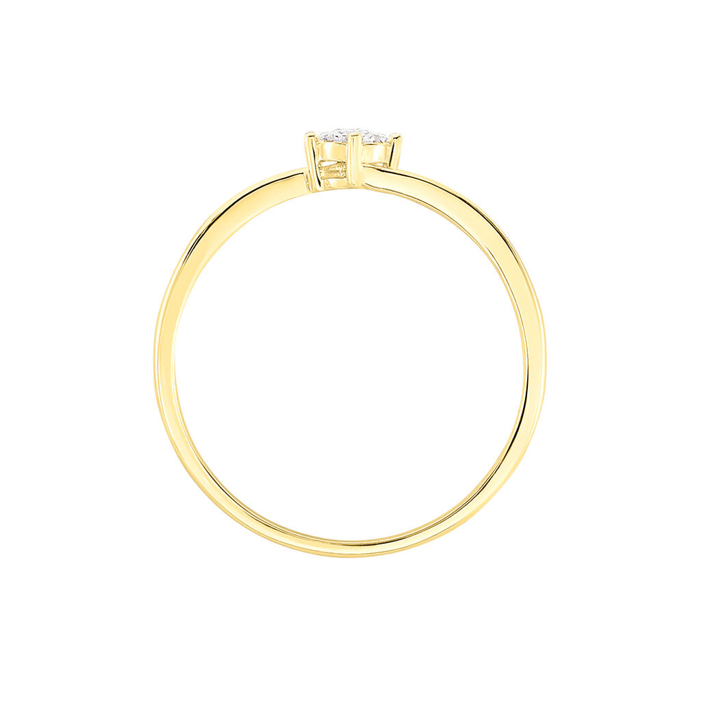 Bague Lysia Or Jaune Diamant