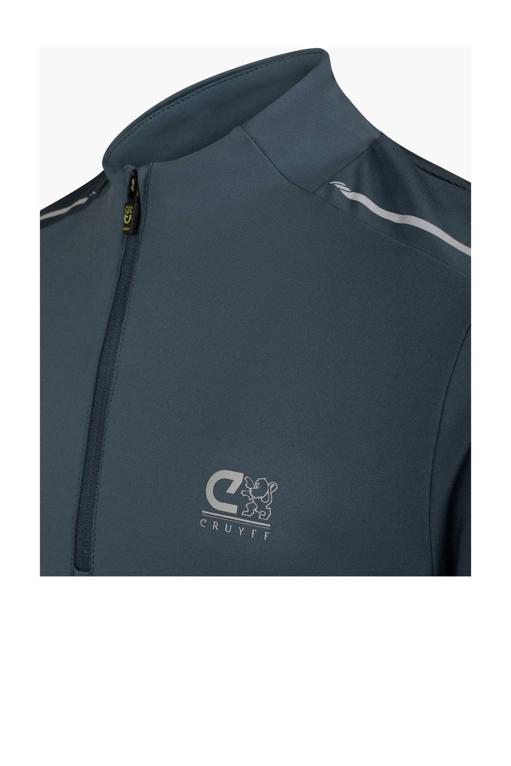 Cruyff sportshirt Ametrine grijsgroen