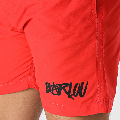 Short De Bain Barlou Rouge Noir