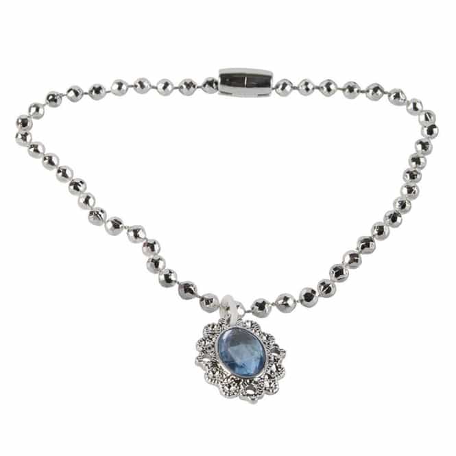 Prinzessinnenschmuck - Set - blau - 4-teilig