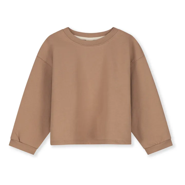 Gray Label Sweat Coton Bio Court | Camel