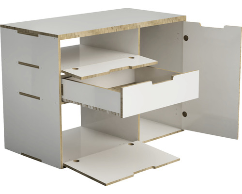 Buildify Campingbox Ferdinand keukenmodule/kast voor Ducato/Crafter/Sprinter, 500x1000x720 mm (LxBxH) (zonder montage- en bevestigingsmateriaal)