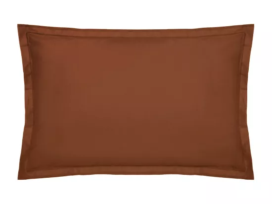 Taie d'oreiller en Coton Terracotta 50 x 70 cm