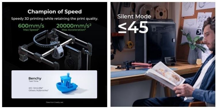Creality -K1C 3D Printer