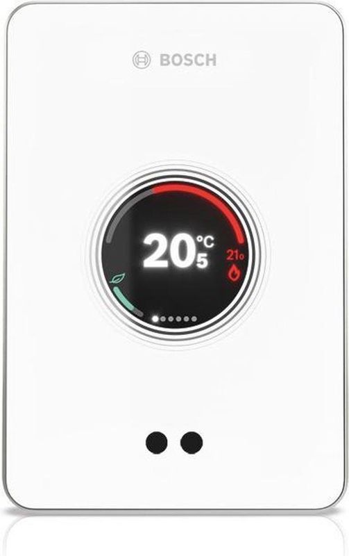Bosch - EasyControl CT 200 - Slimme Thermostaat - Zwart - Inclusief 3 Radiatorthermostaten