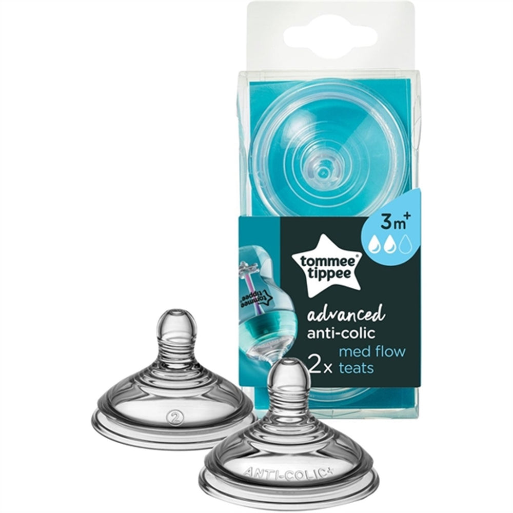 Flaskesut - Anti-Kolik 3+ mdr (medium) 2 stk.