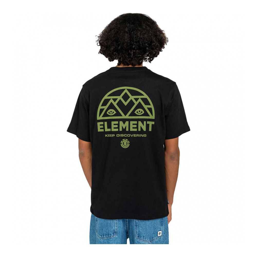Element DISCO - Tee-shirt Homme flint black