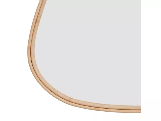 Miroir organique en rotin 81x56 cm - Tseri