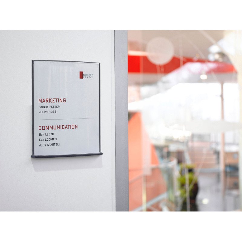 Plaque de signalisation 3 en 1 - format 30,5 x 21,5 cm
