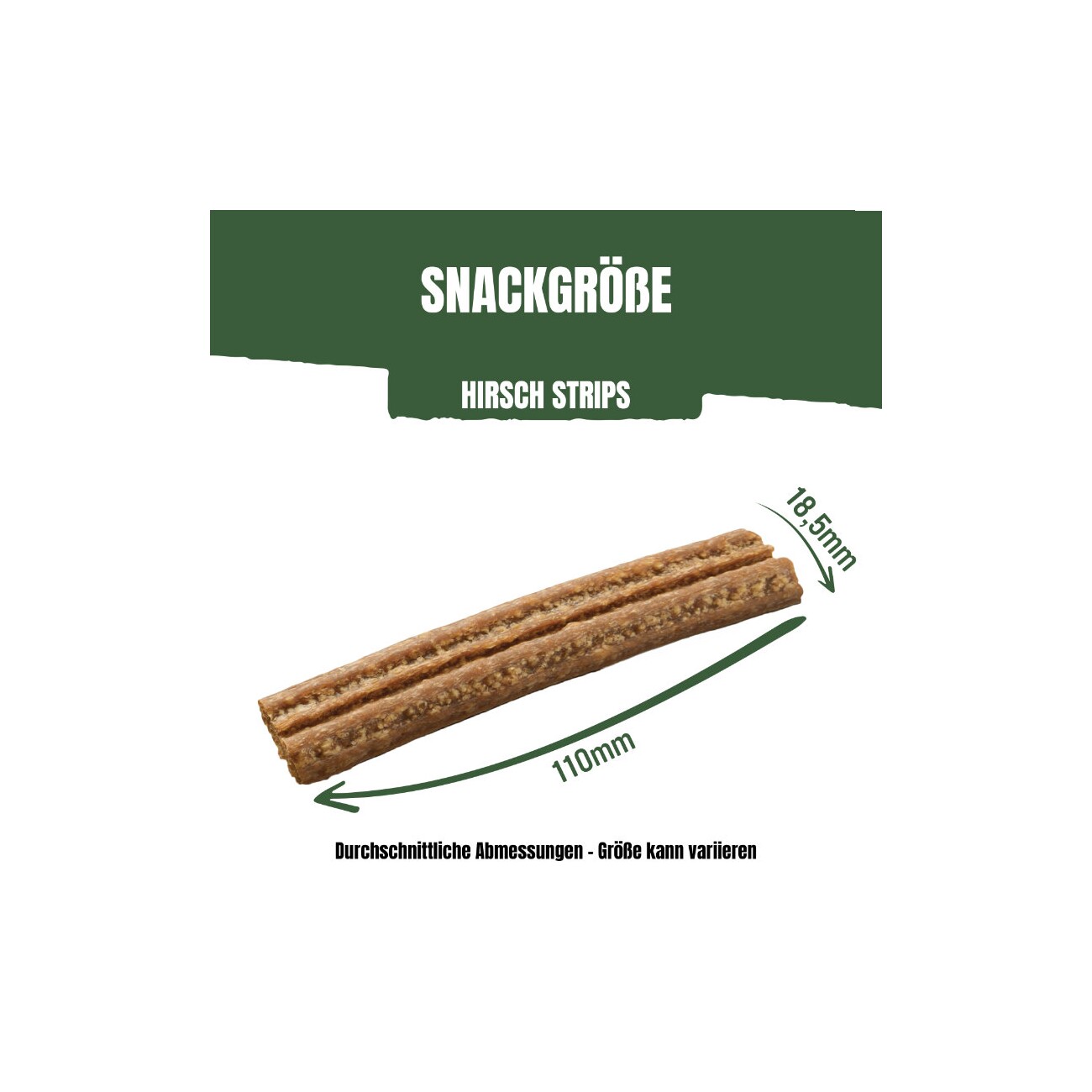 Adventuros Strips fettarm Hirsch 6x90g