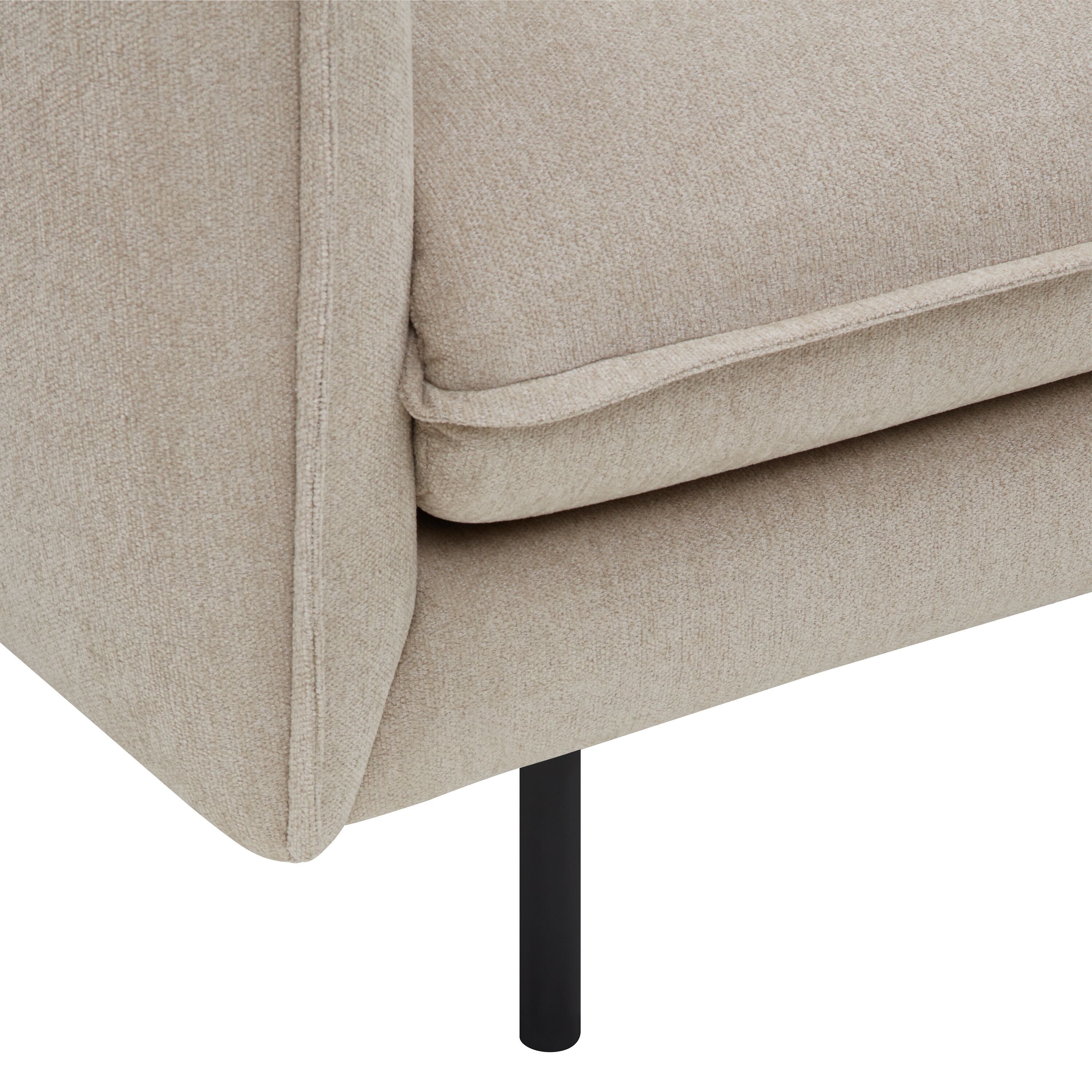 NOLA 2.5er-Sofa - Sand / B: 218.0 cm x T: 100.0 cm x H: 89.0 cm