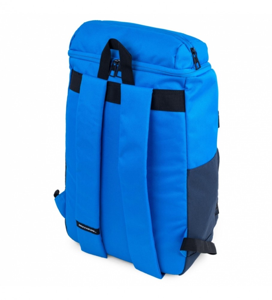 Mochila grande para laptop Skechers de 17 polegadas S908 preta - 47 x 30 x 15 cm -