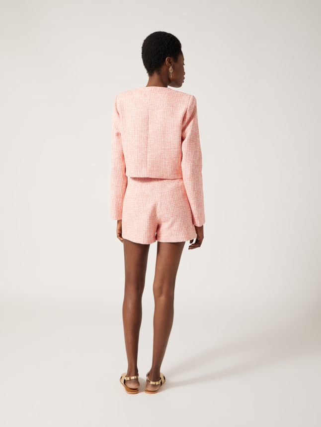 Veste courte tweed