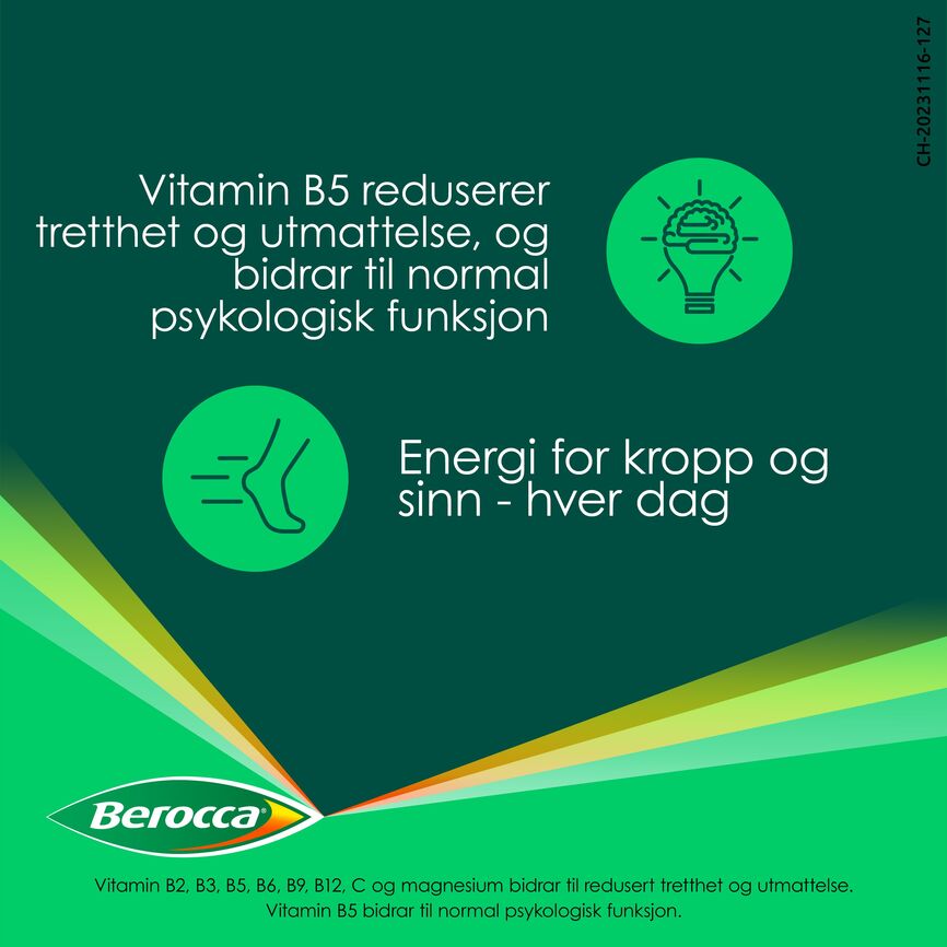 Berocca Energy appelsin 2x15 brusetabletter