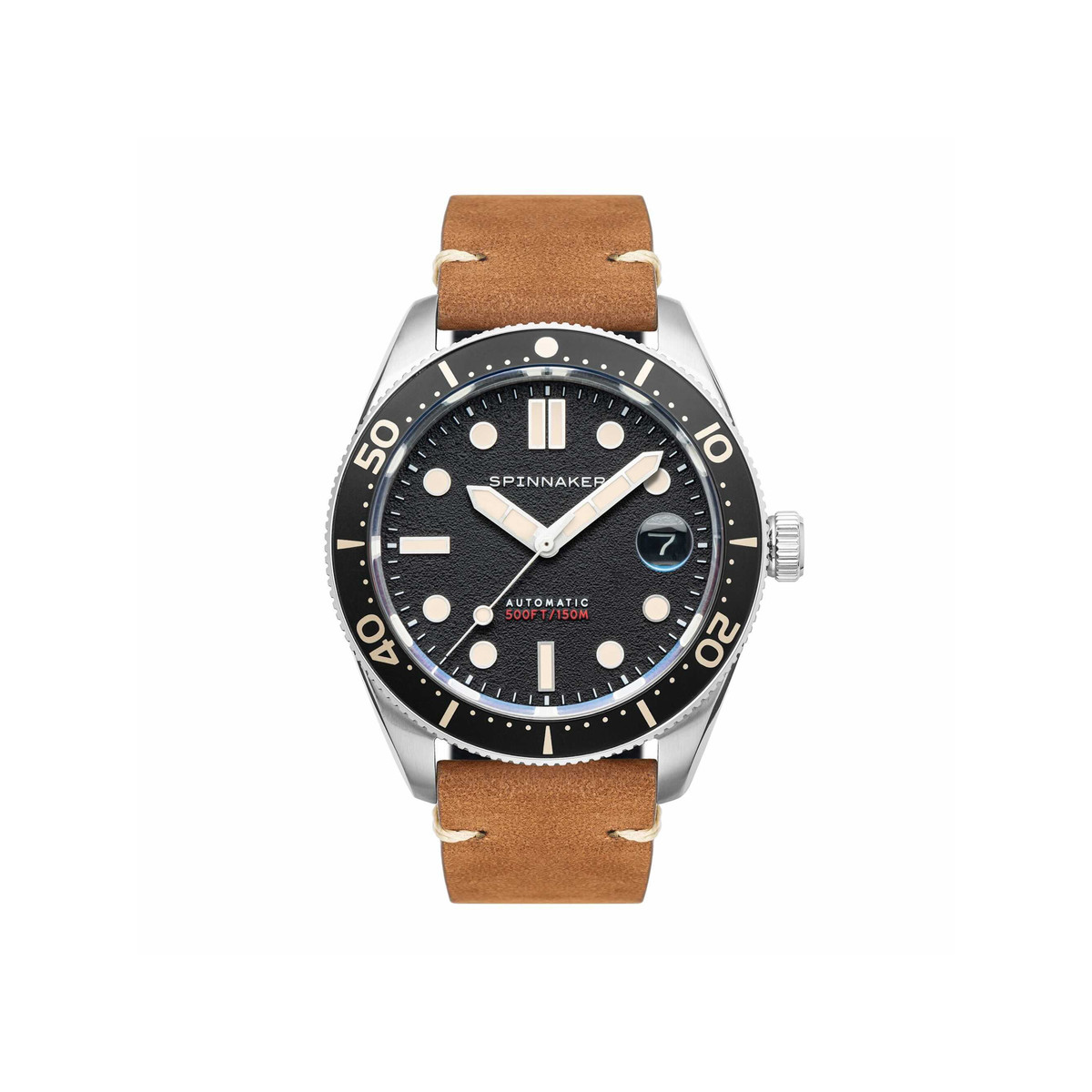 Montre SPINNAKER Croft Mide Size homme automatique bracelet acier argent