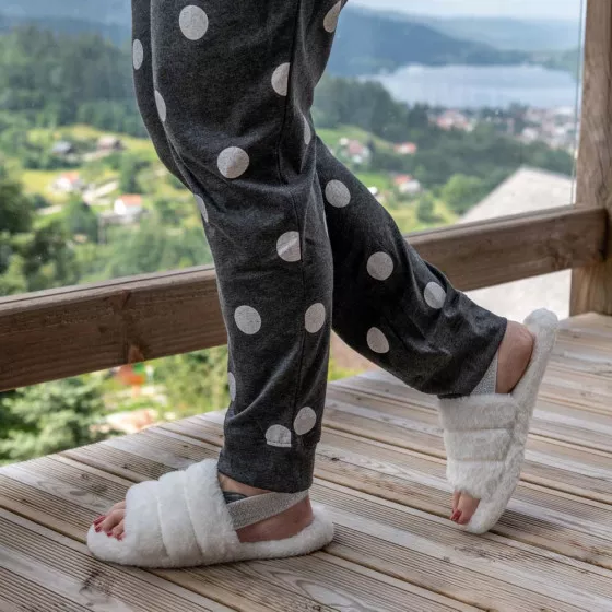 Chaussons BLANC MERRY SCOTT