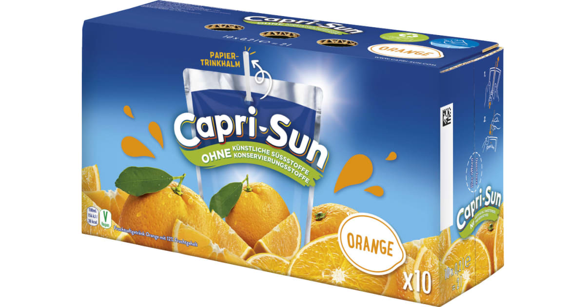 Capri-Sun Orange 10x 0,2 Liter (Einweg)