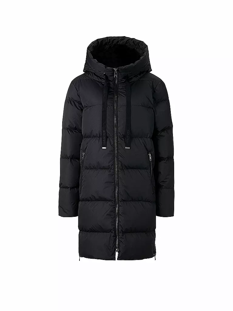 RICH & ROYAL Daunensteppmantel schwarz