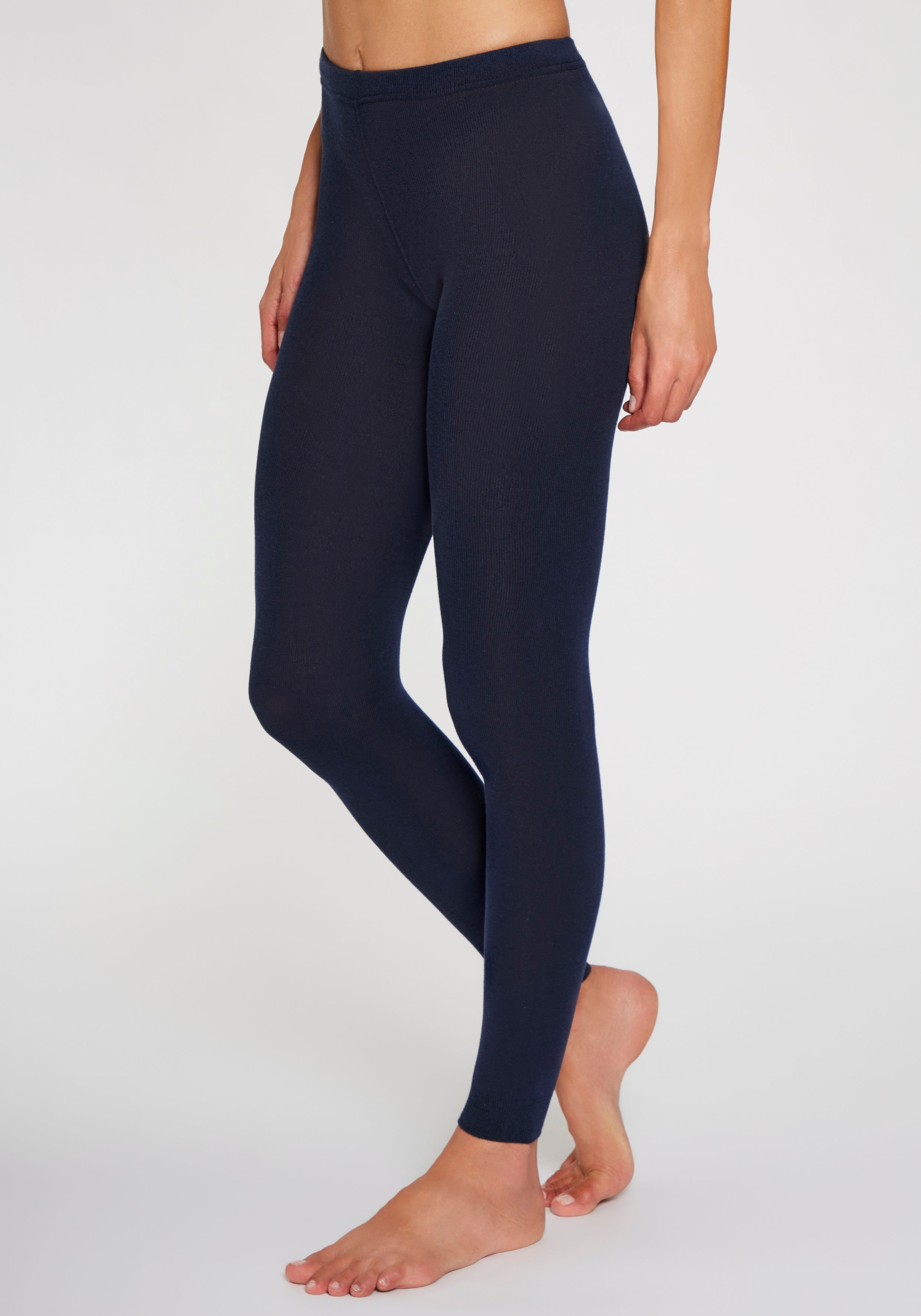 Lavana Strickstrumpfleggings Thermosan, fein gestrickt, weich und elastisch