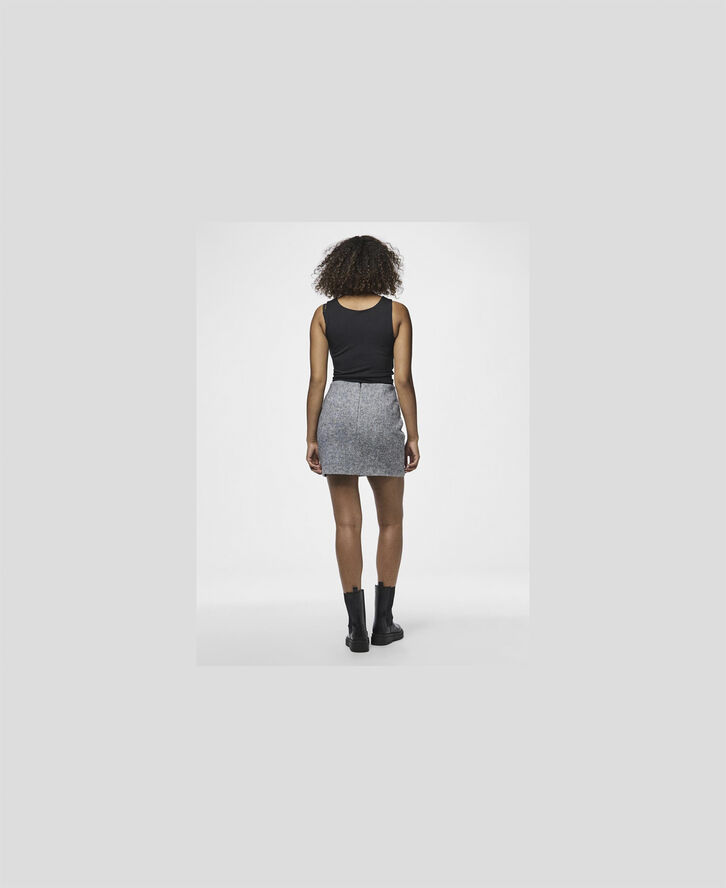 Pieces PCPOLLY HW MINI SKIRT BC Ombre blue