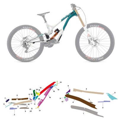 Commencal Supreme DH 29/27 - 2021 - L - Brillant