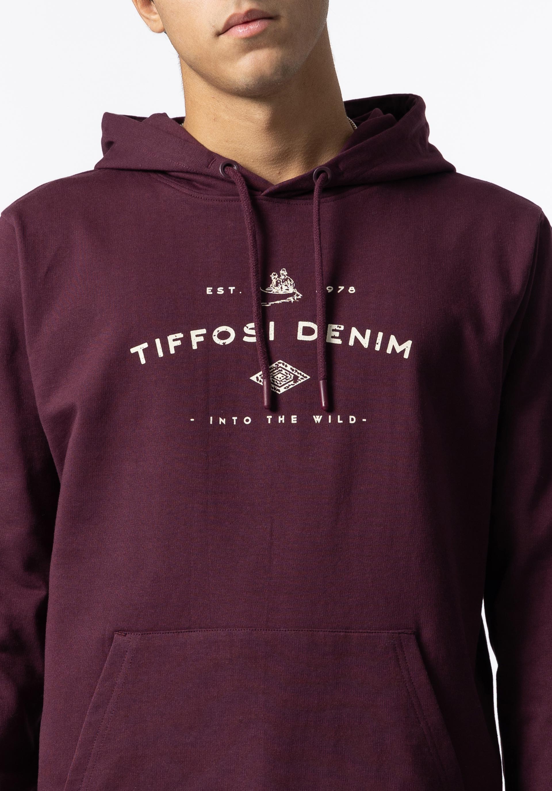Hoodie com Estampado Frontal