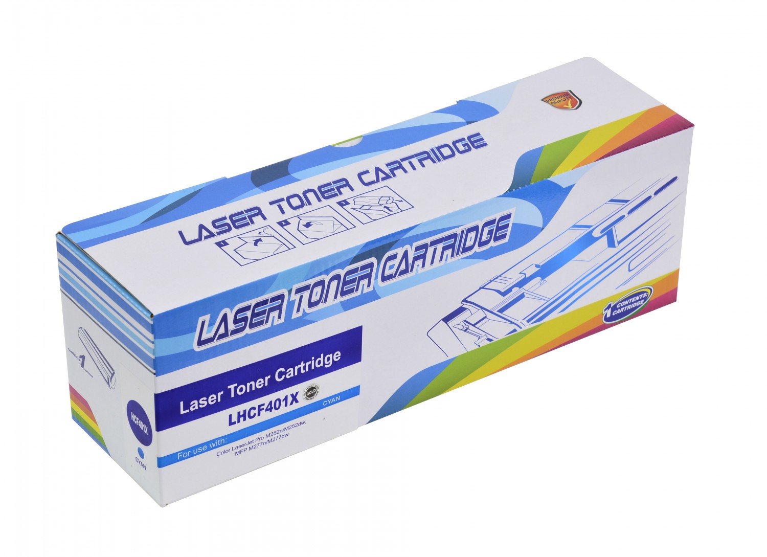 Toner cyan kompatibel mit HP CF401X