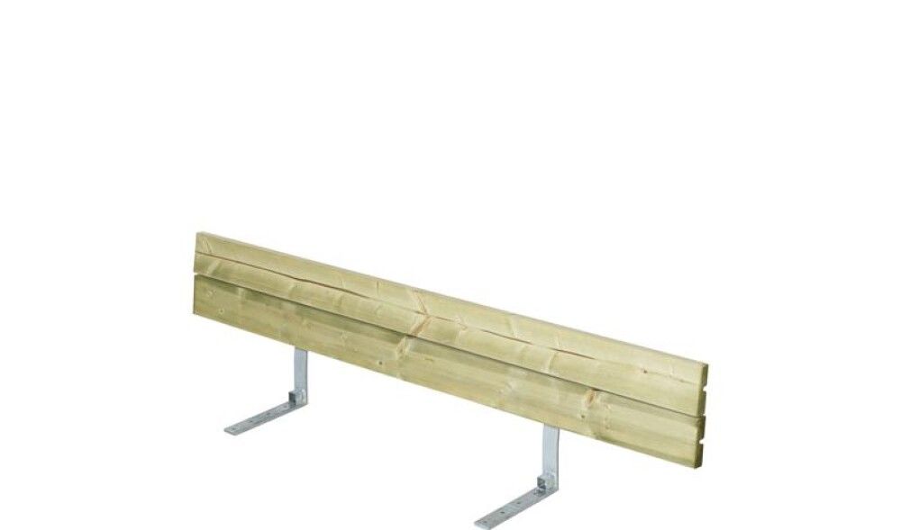 RYGGSTØTTE PLUS MED 2 PLANKER 166CM TRYKKIMPREGNERT