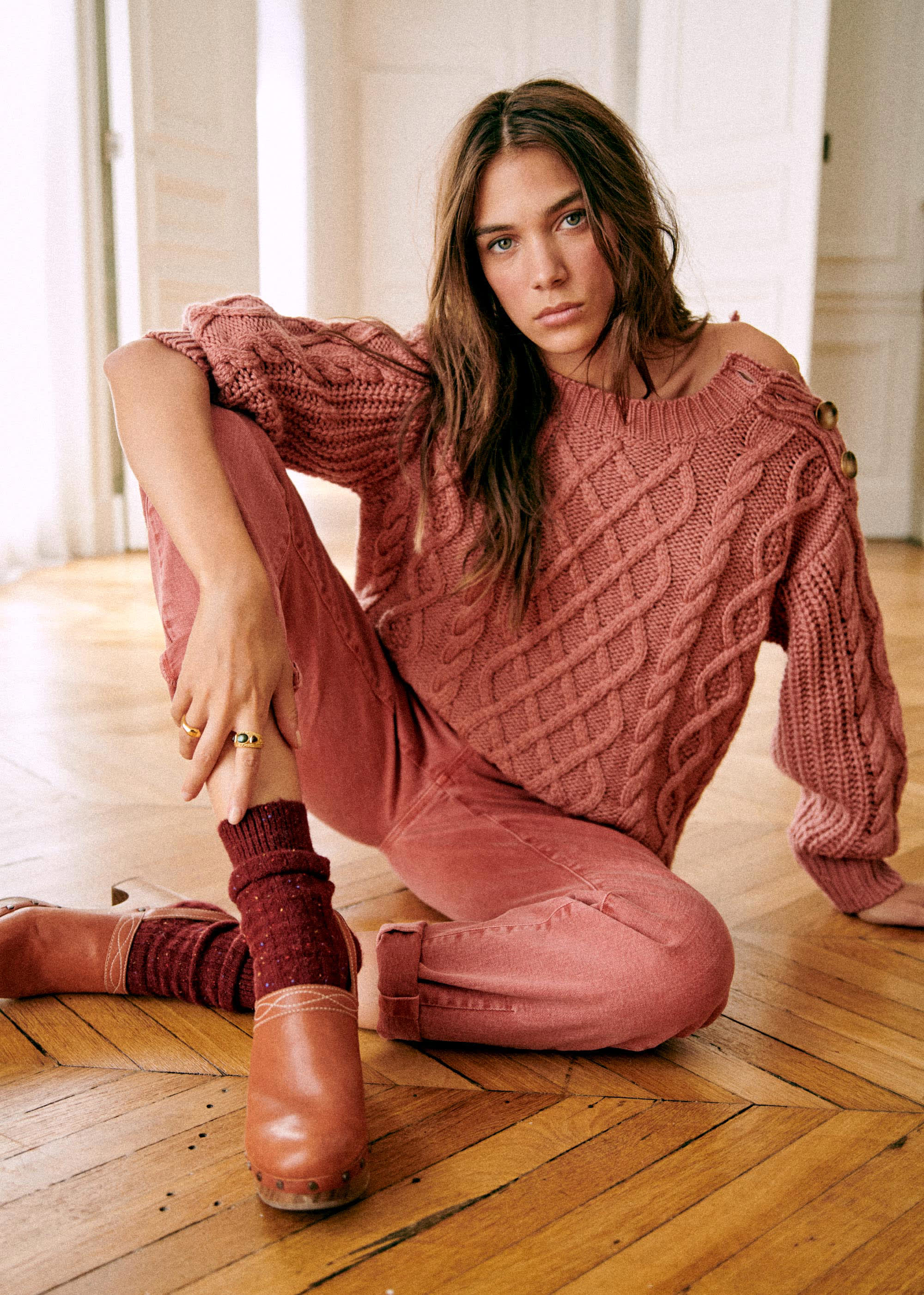Pull James - Bois De Rose - E-SHOP/MAILLE 5905421