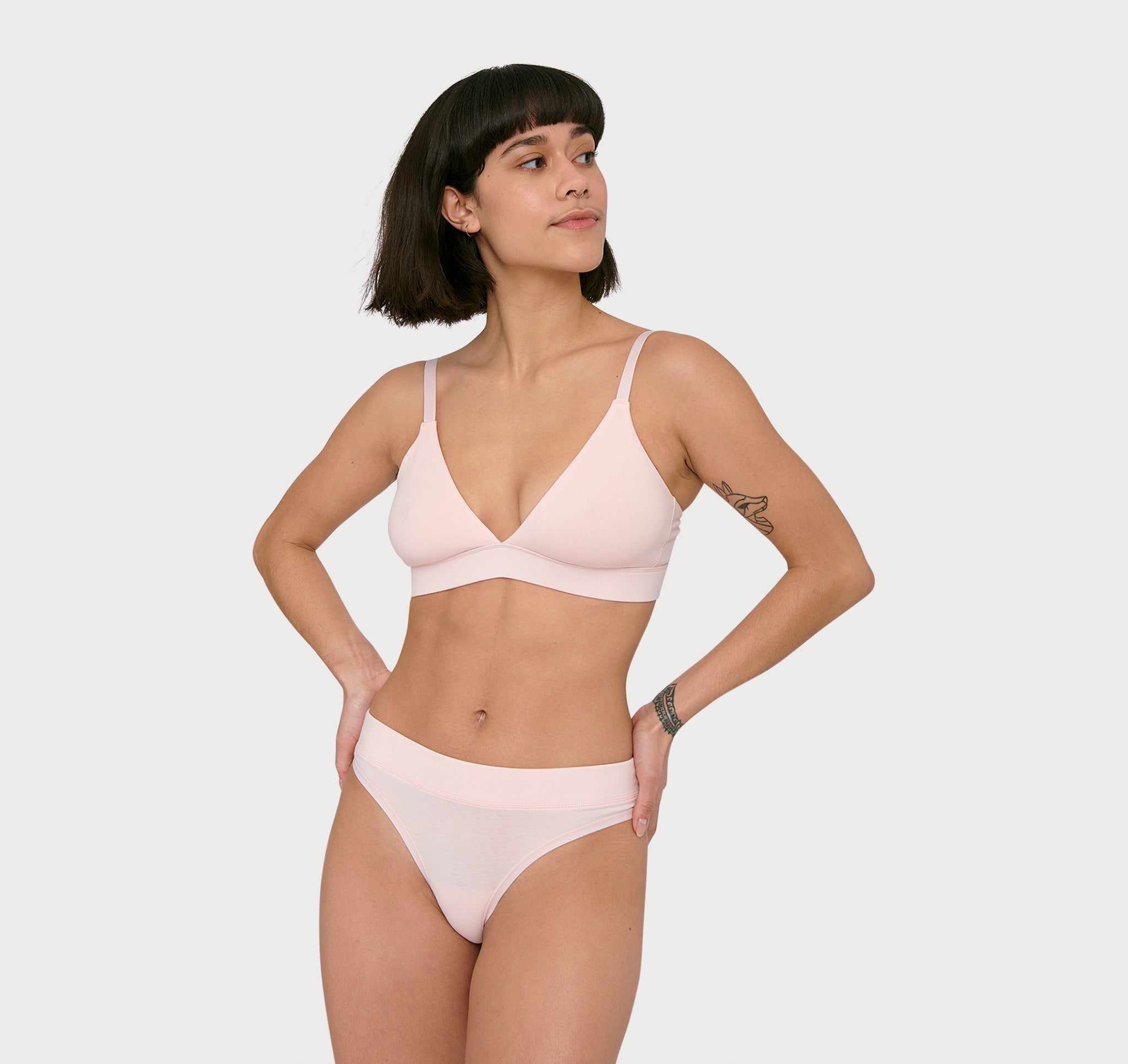ORGANIC COTTON<br>Core Thong 2-pack