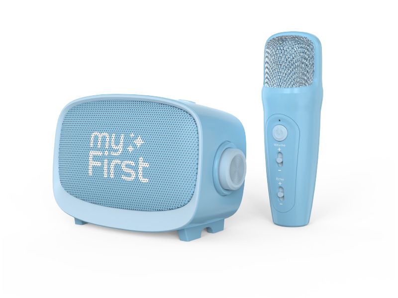 myFirst Voice 2 Blue Interaktives Mikrofon und kabelloser Lautsprecher