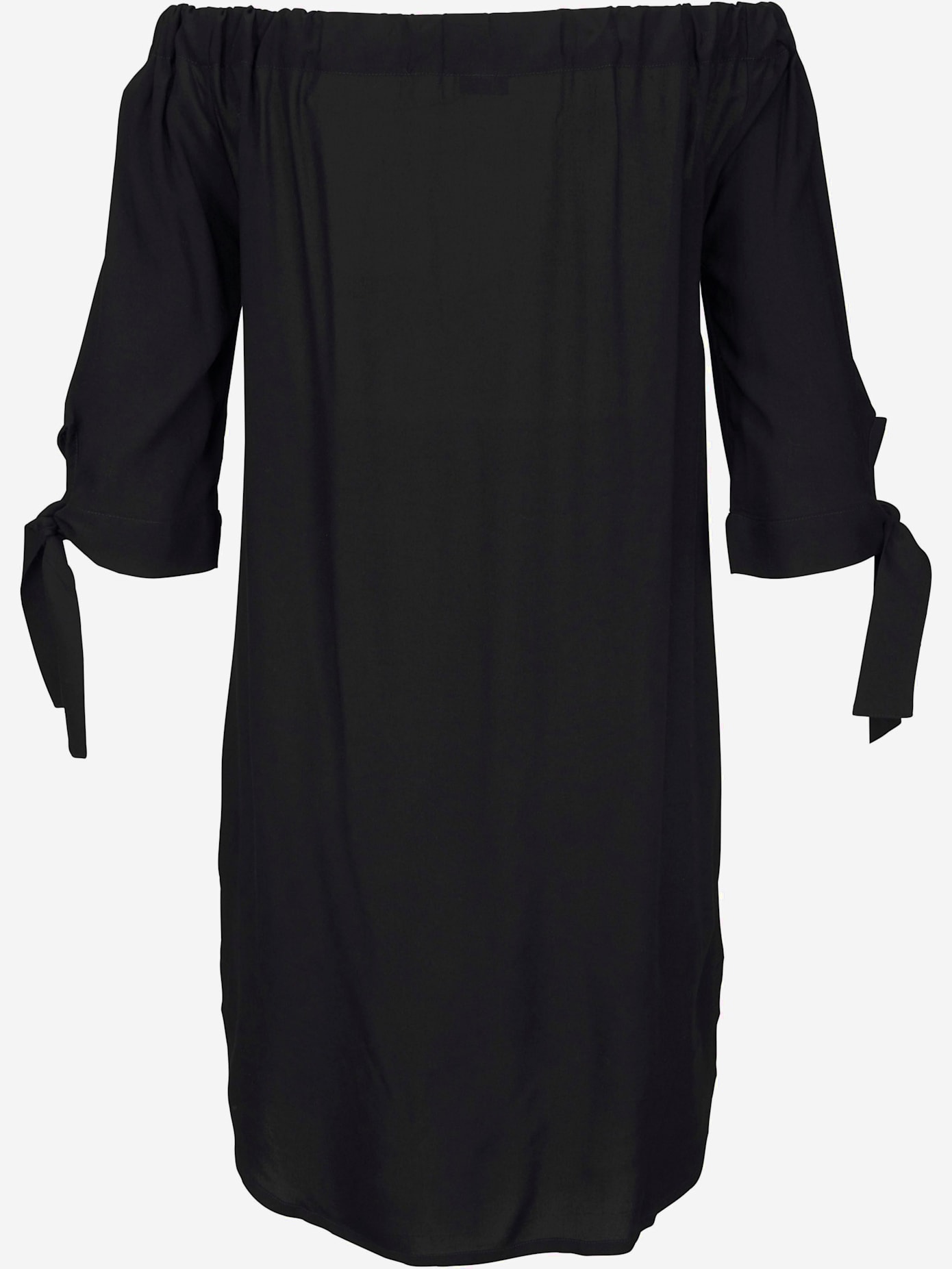 Robe chemisier élastique à l'encolure