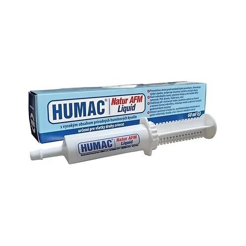 Suplemento alimentar líquido natural Humac 60 ml para animais