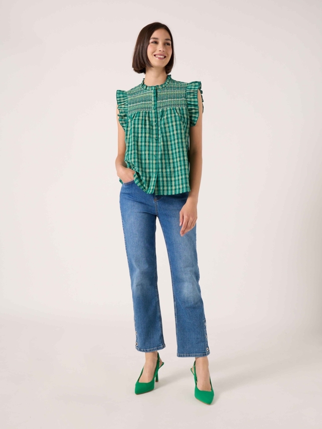 Chemise à carreaux
