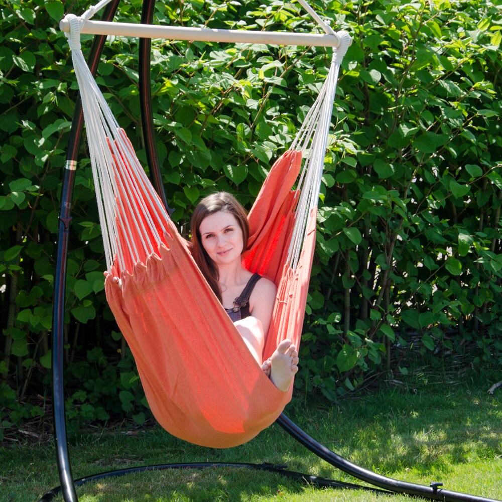 XXL Hängesessel 185x130cm Hängestuhl 2 Personen Hängesitz bis 150kg Baumwolle Hängematte 360° Swifel