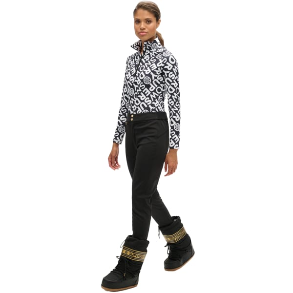 Pantalon de ski SUPERDRY LUXE LEGGING SNOW PANT BLACK
