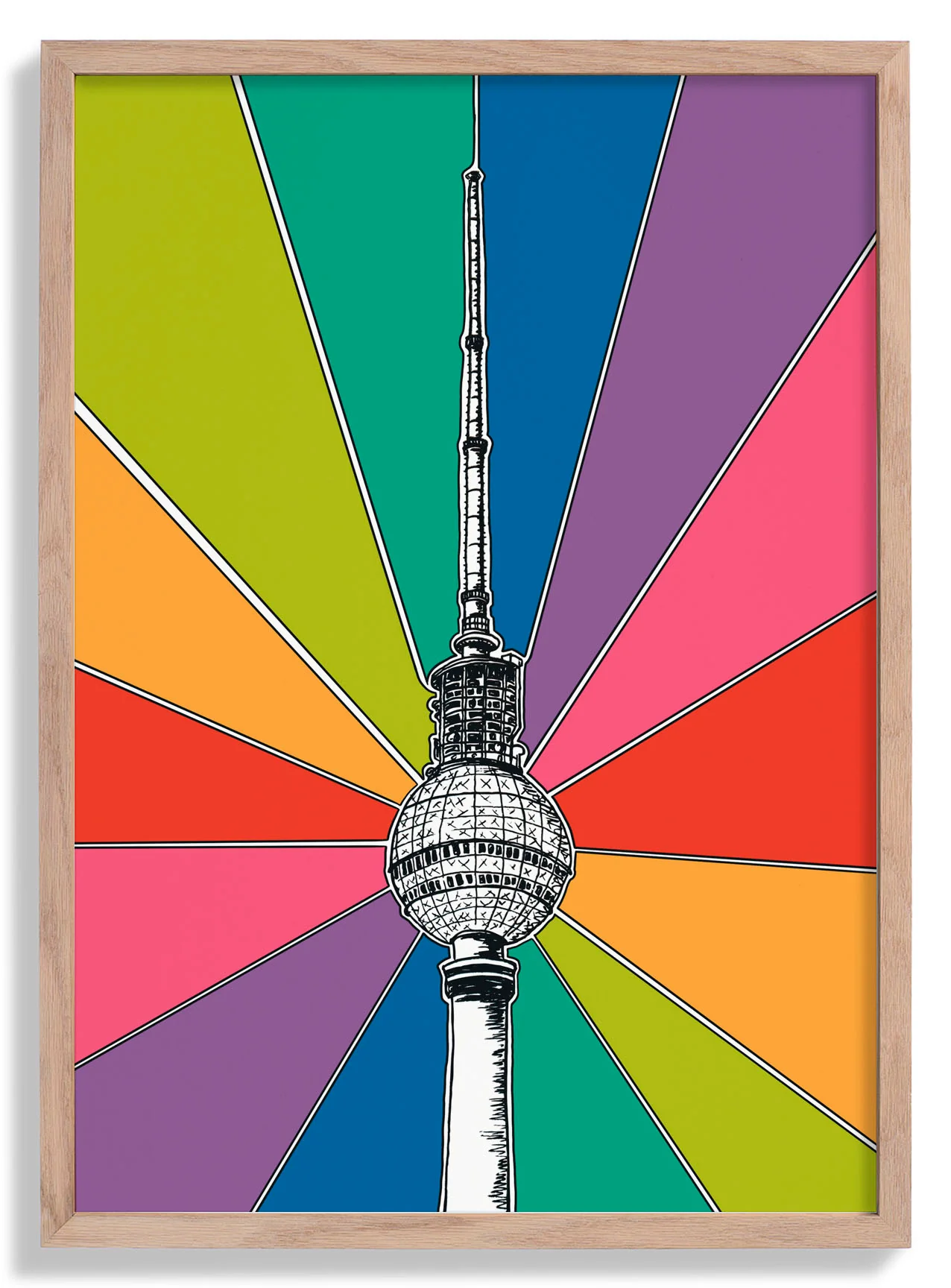 Regenbogen-Fernsehturm von Kaitlyn Parker