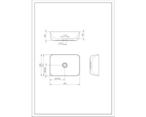 Jungborn opzetwastafel NONUS DECEM 455 x 325 mm bosgroen mat