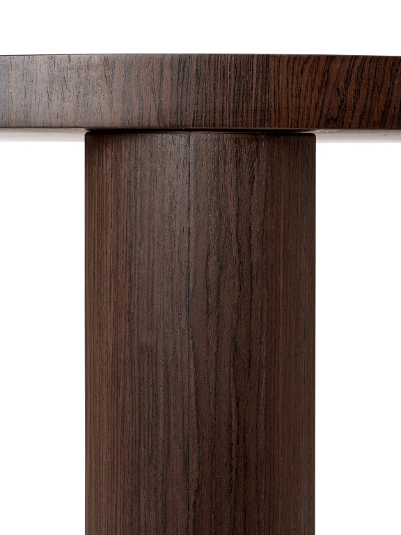 Ferm Living Post salontafel 65cm Smoked oak lines