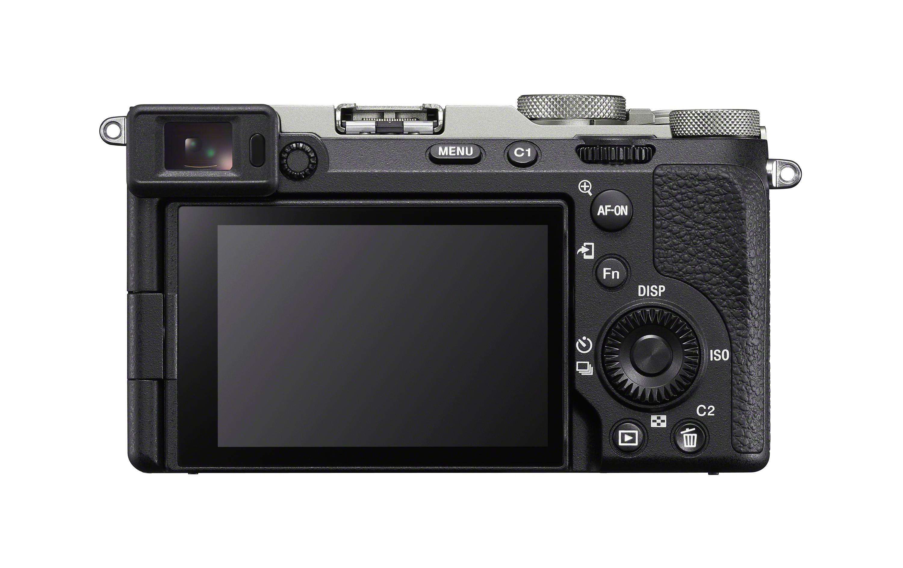 Fotokamera Alpha 7CR Silber<br>Spiegellose Vollformat-Wechselobjektivkamera (kompakt, 61 Mpx, Echtzeit-Autofokus, 4K 60p)